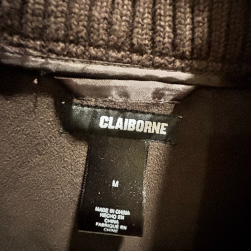Claiborne Men's Chocolate Brown Lightweight Jacket - Picture 5 of 6